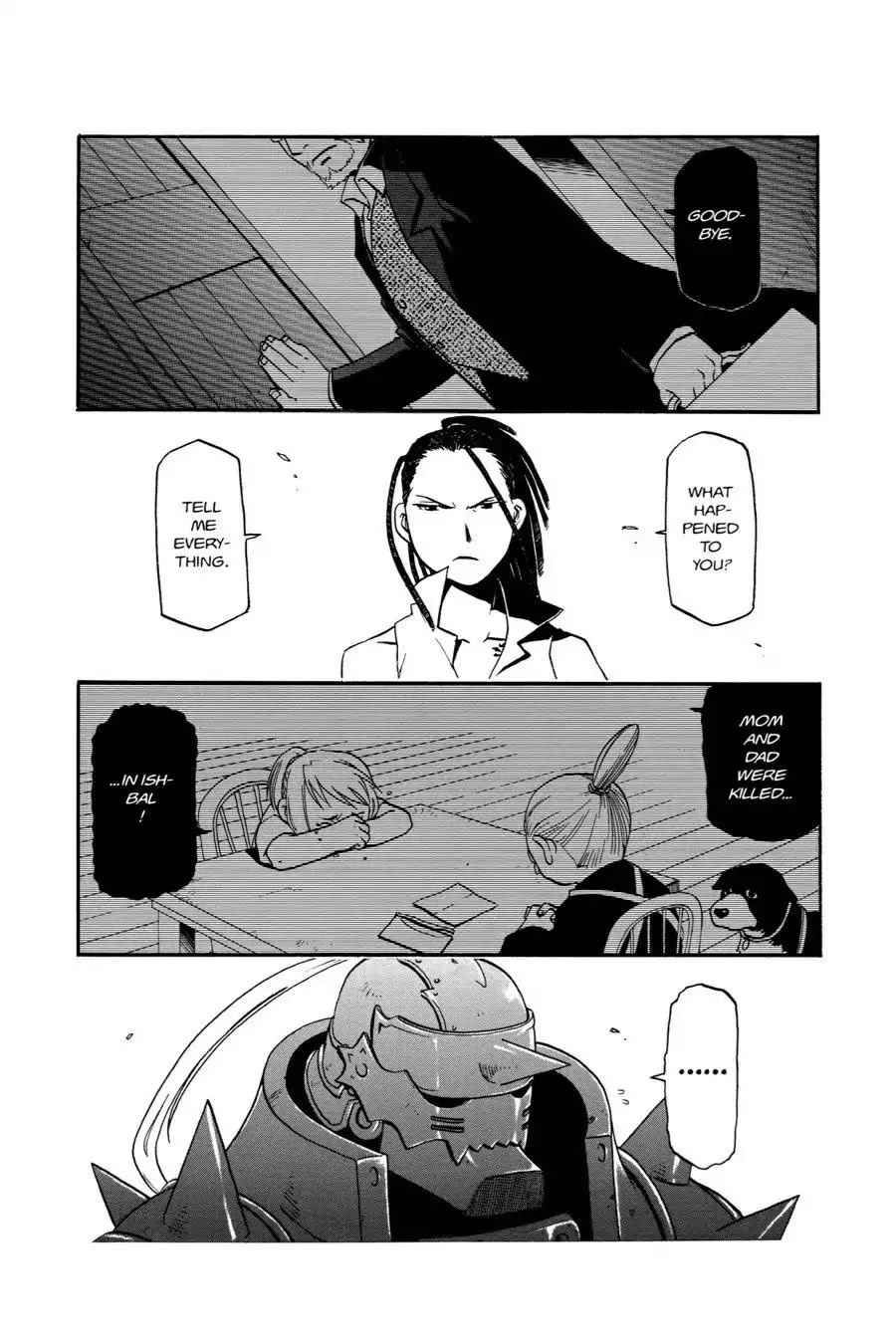 Fullmetal Alchemist manga, chapter 20, page 33 of 34