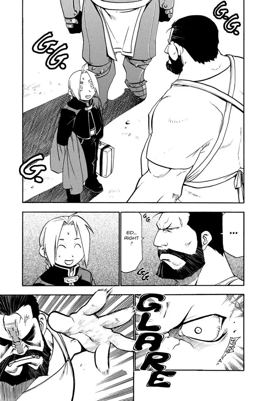 Fullmetal Alchemist manga, chapter 20, page 4 of 34