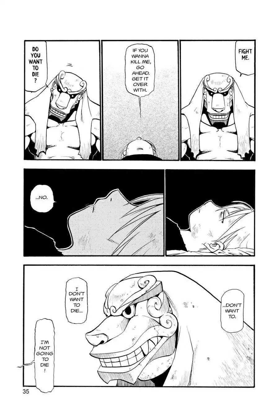 FullMetal Alchemist Chapter 22 page 35 - Chapter 22: The Masked Man