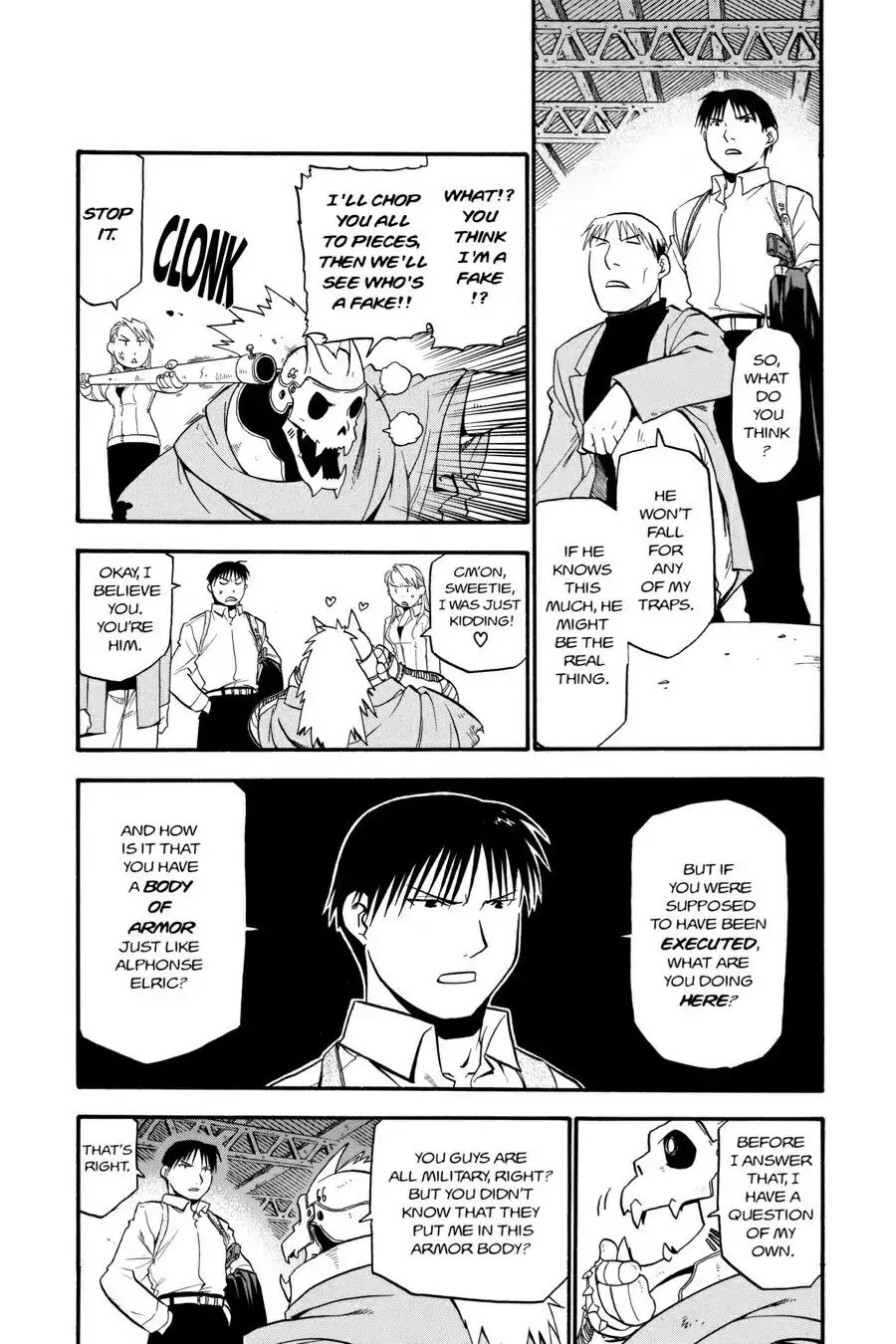 FullMetal Alchemist Chapter 31 page 5 - Chapter 31: The Snake That Eats Its Own Tail