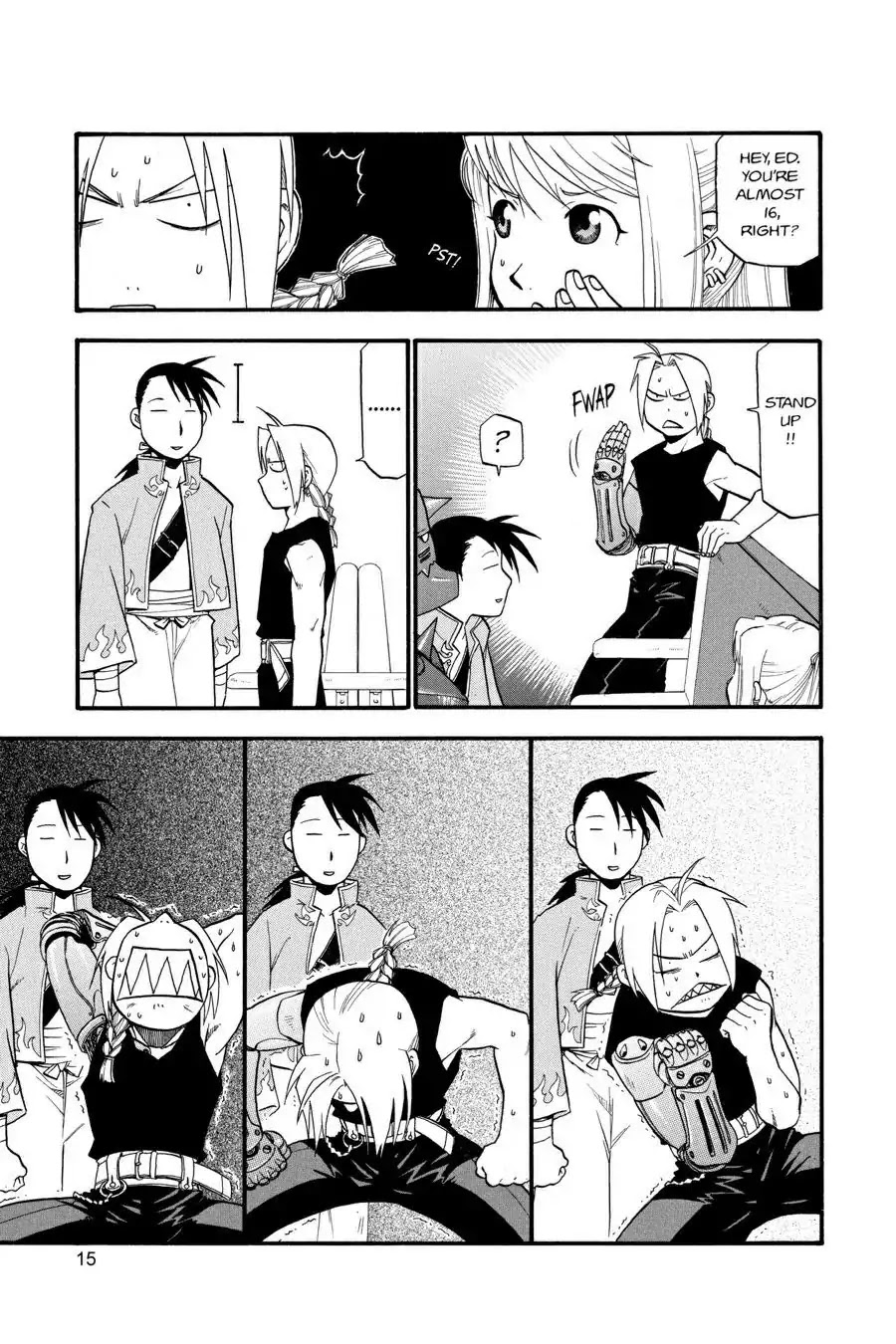 FullMetal Alchemist Chapter 34 page 14 - Chapter 34: The Footsteps of A War Comrade