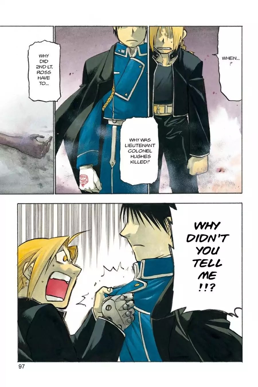 Fullmetal Alchemist manga, chapter 36, page 1 of 45