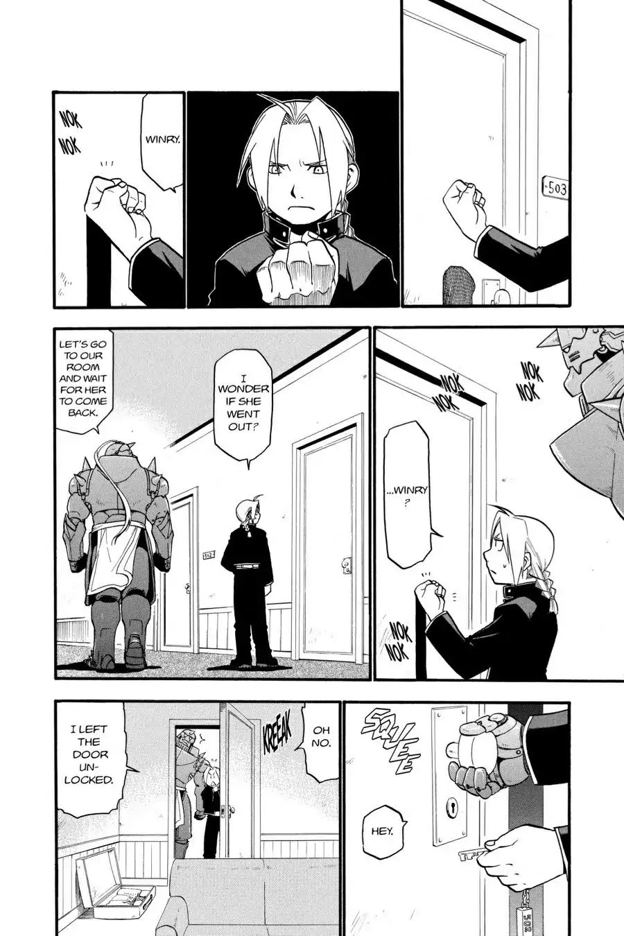 Fullmetal Alchemist manga, chapter 36, page 19 of 45
