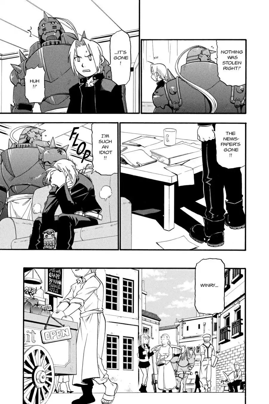 Fullmetal Alchemist manga, chapter 36, page 20 of 45