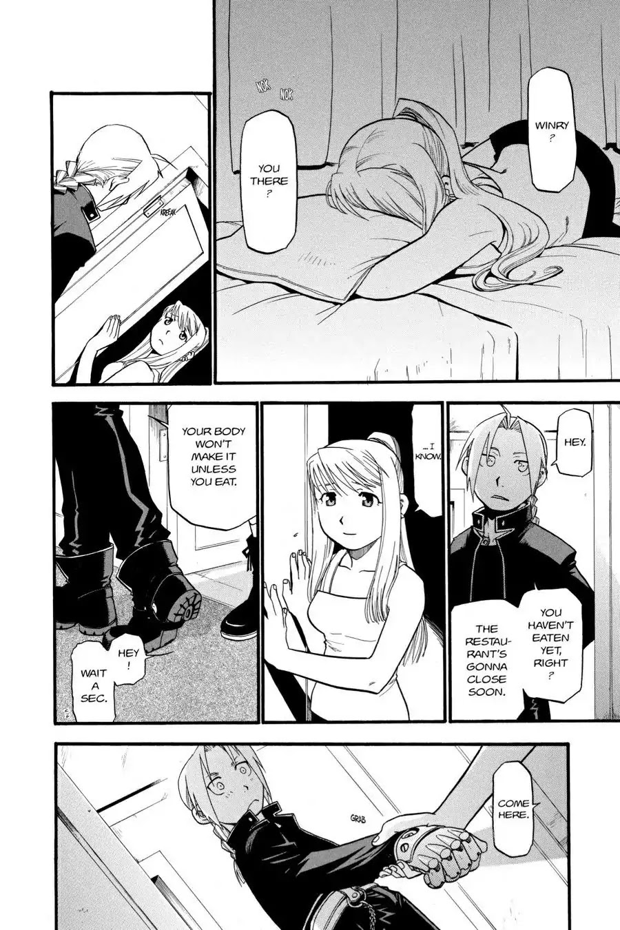 Fullmetal Alchemist manga, chapter 36, page 37 of 45