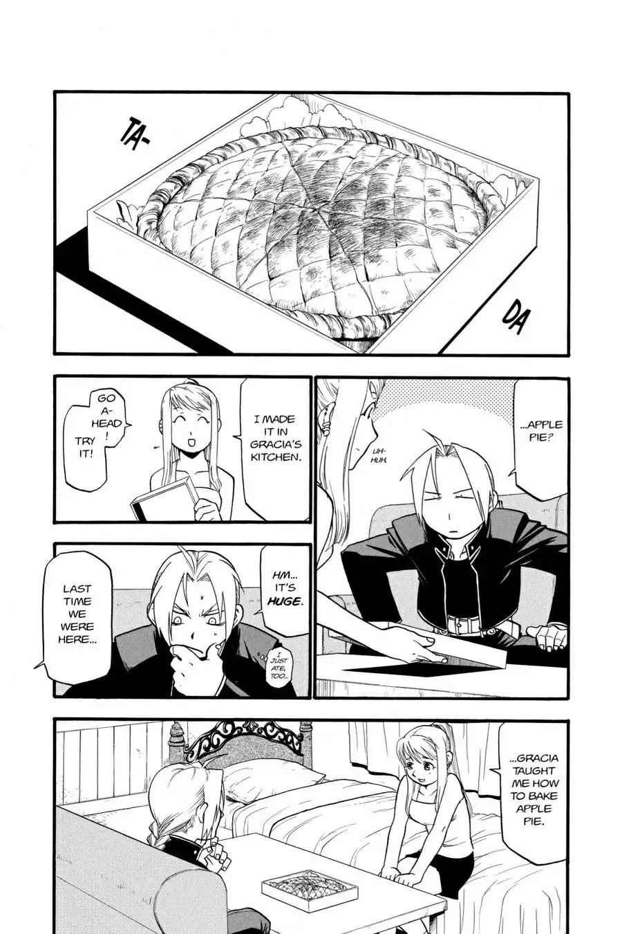 Fullmetal Alchemist manga, chapter 36, page 38 of 45