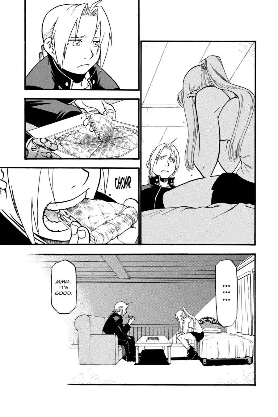 Fullmetal Alchemist manga, chapter 36, page 40 of 45