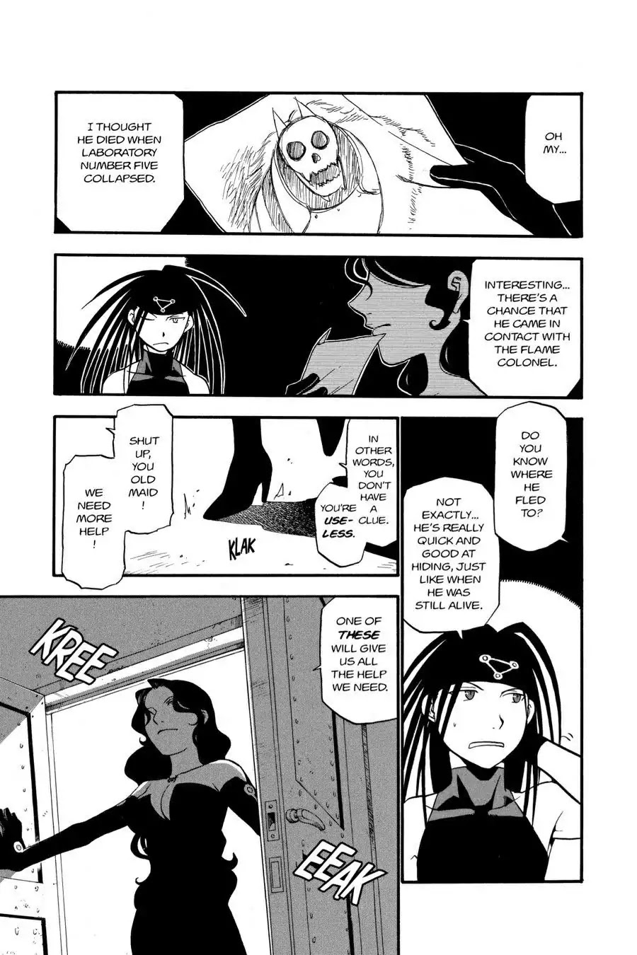Fullmetal Alchemist manga, chapter 36, page 42 of 45
