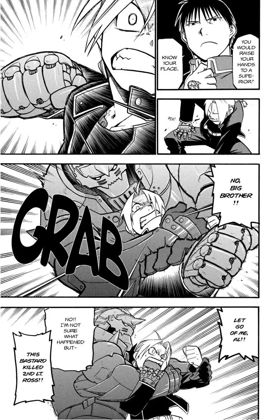Fullmetal Alchemist manga, chapter 36, page 6 of 45