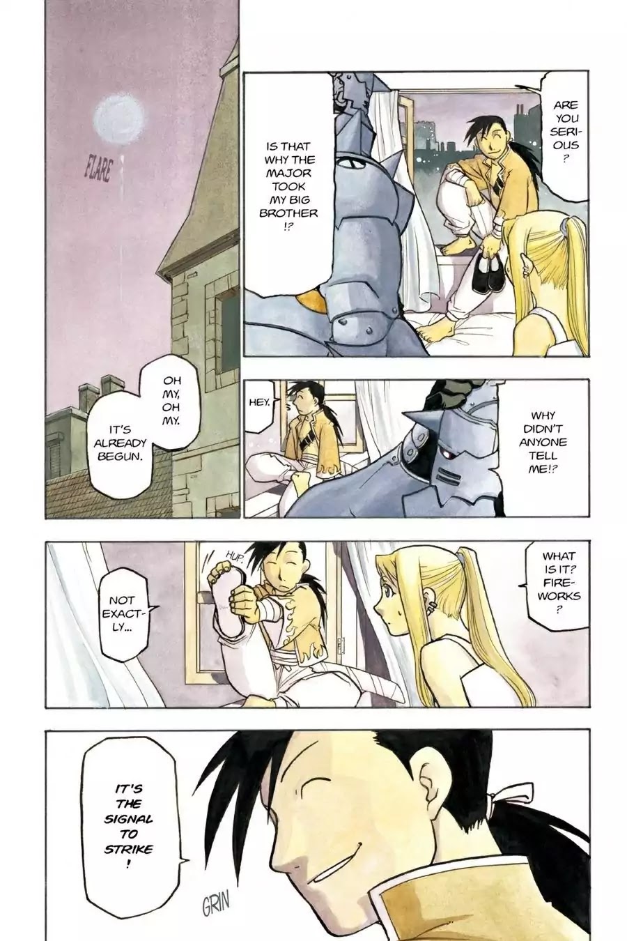 FullMetal Alchemist Chapter 38 page 7 - Chapter 38: Signal To Strike