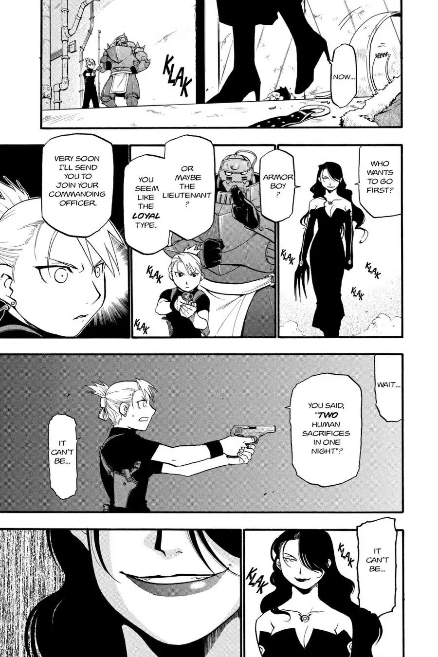 Fullmetal Alchemist manga, chapter 39, page 23 of 48