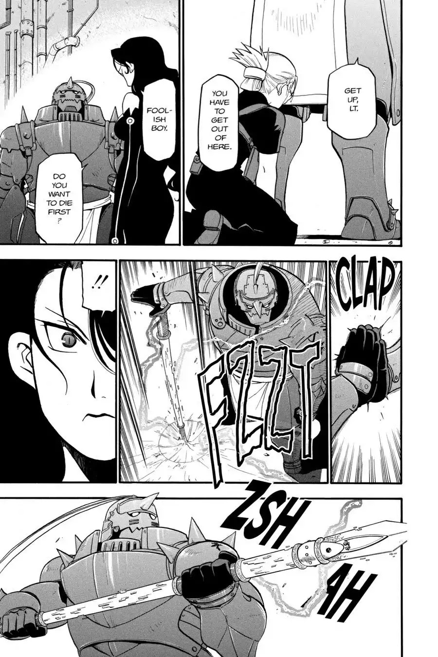 Fullmetal Alchemist manga, chapter 39, page 29 of 48