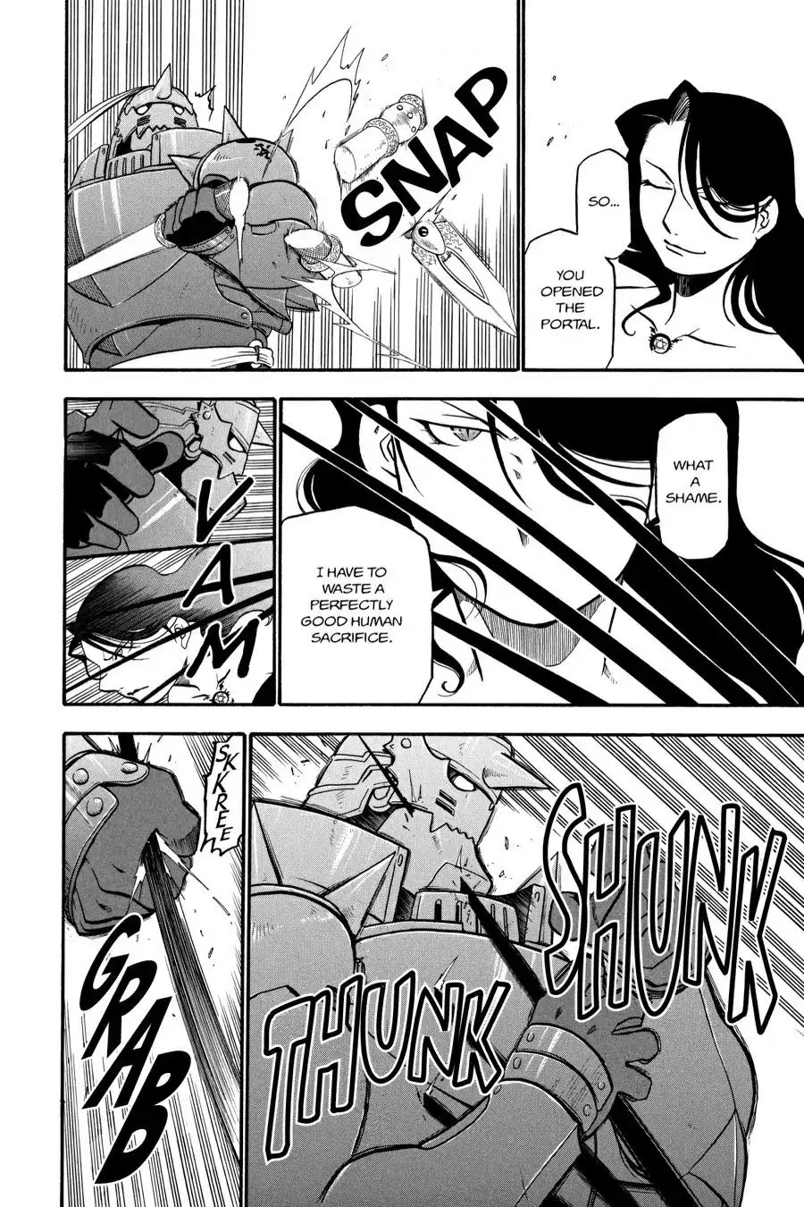 Fullmetal Alchemist manga, chapter 39, page 30 of 48