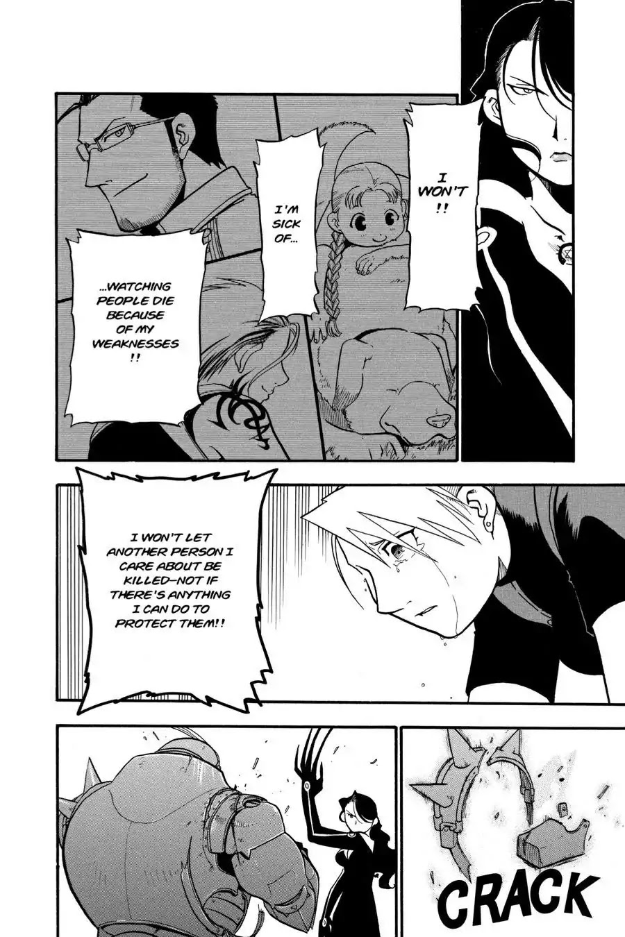 Fullmetal Alchemist manga, chapter 39, page 32 of 48