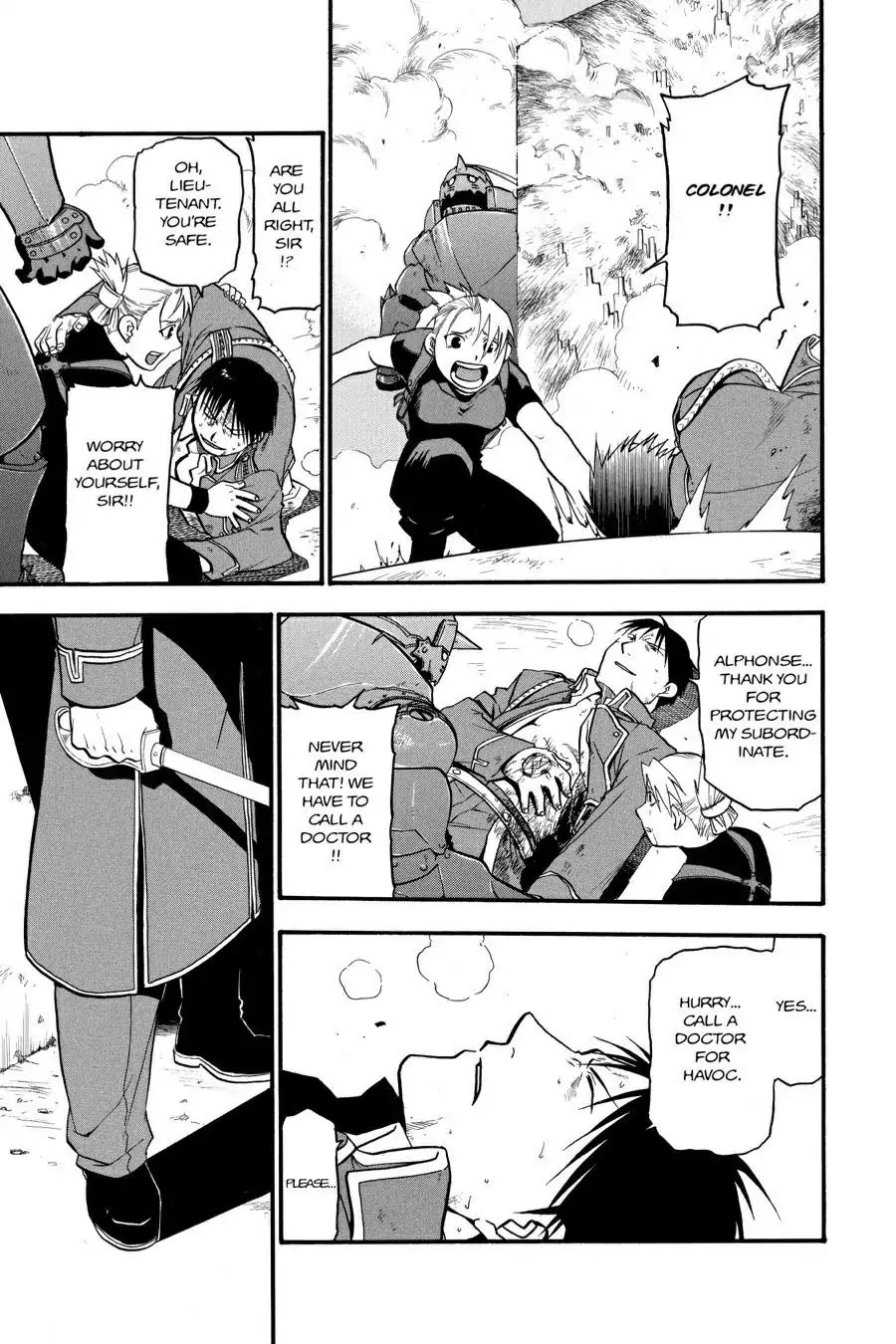 Fullmetal Alchemist manga, chapter 39, page 41 of 48