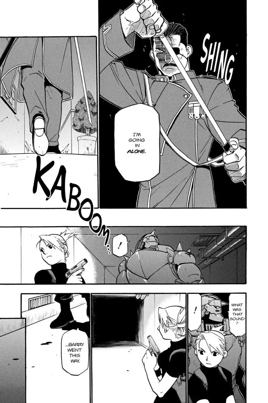 Fullmetal Alchemist manga, chapter 39, page 5 of 48