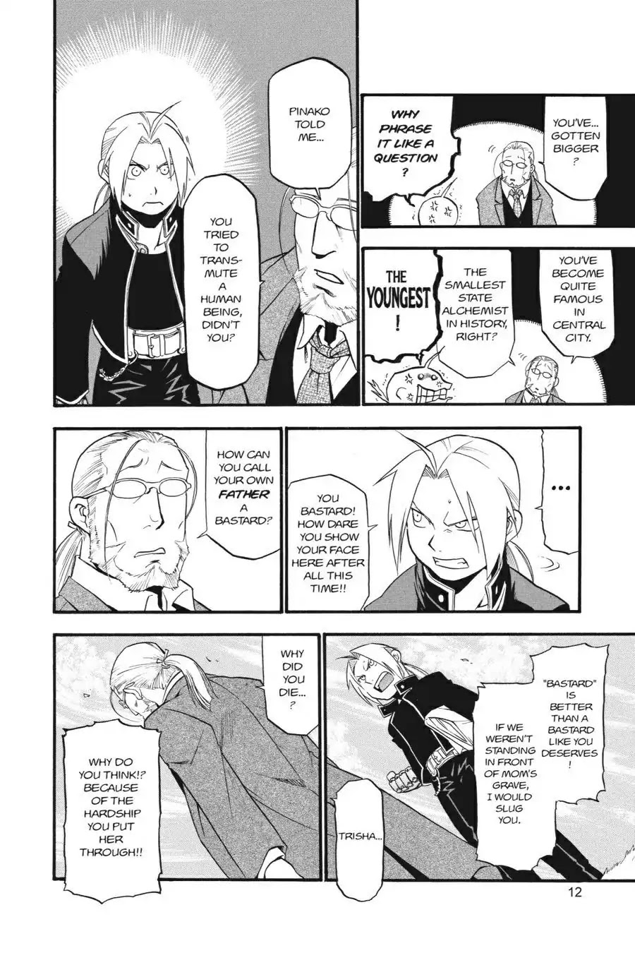 FullMetal Alchemist Chapter 42 page 11 - Chapter 42: The Father Standing Before a Grave