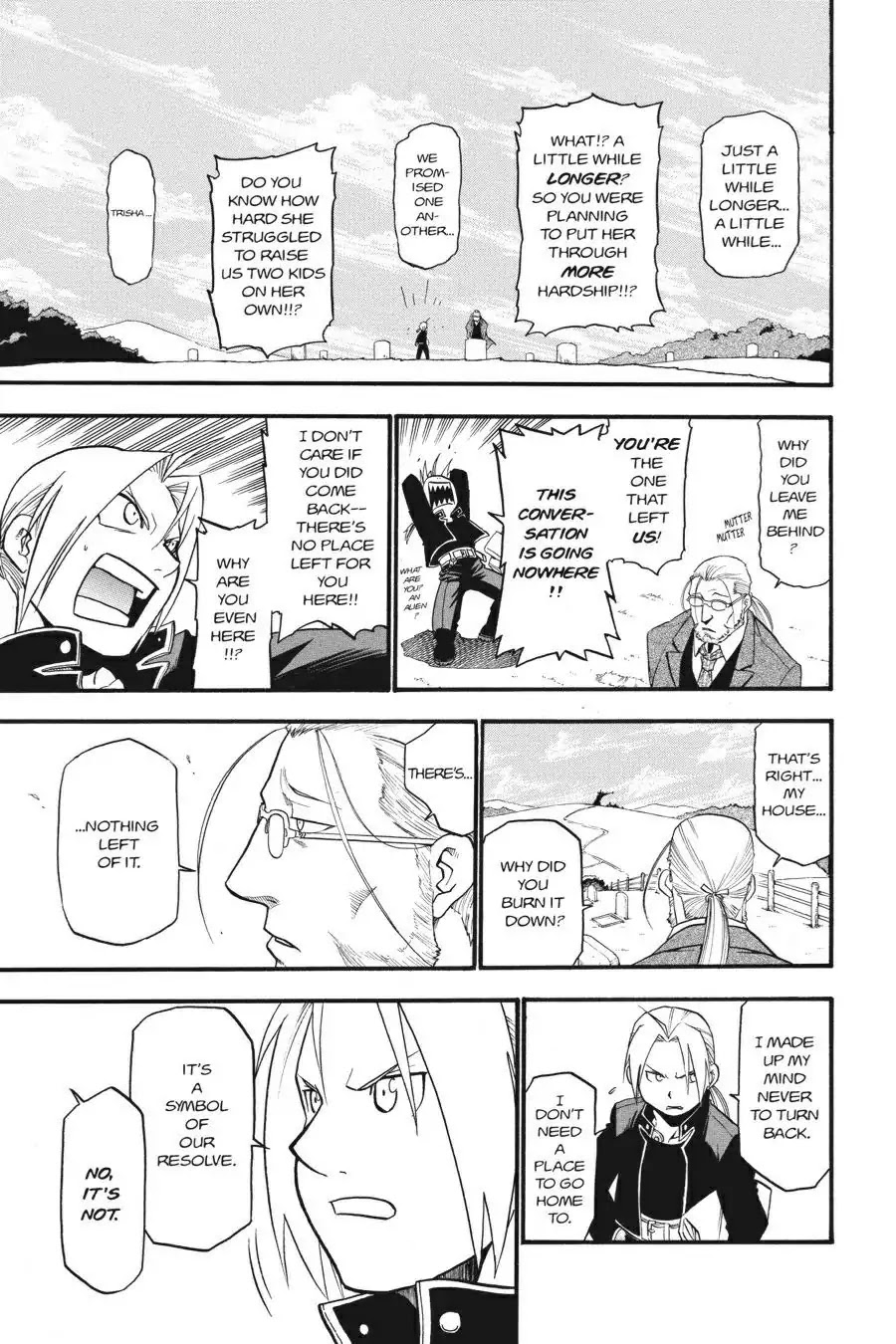 FullMetal Alchemist Chapter 42 page 12 - Chapter 42: The Father Standing Before a Grave