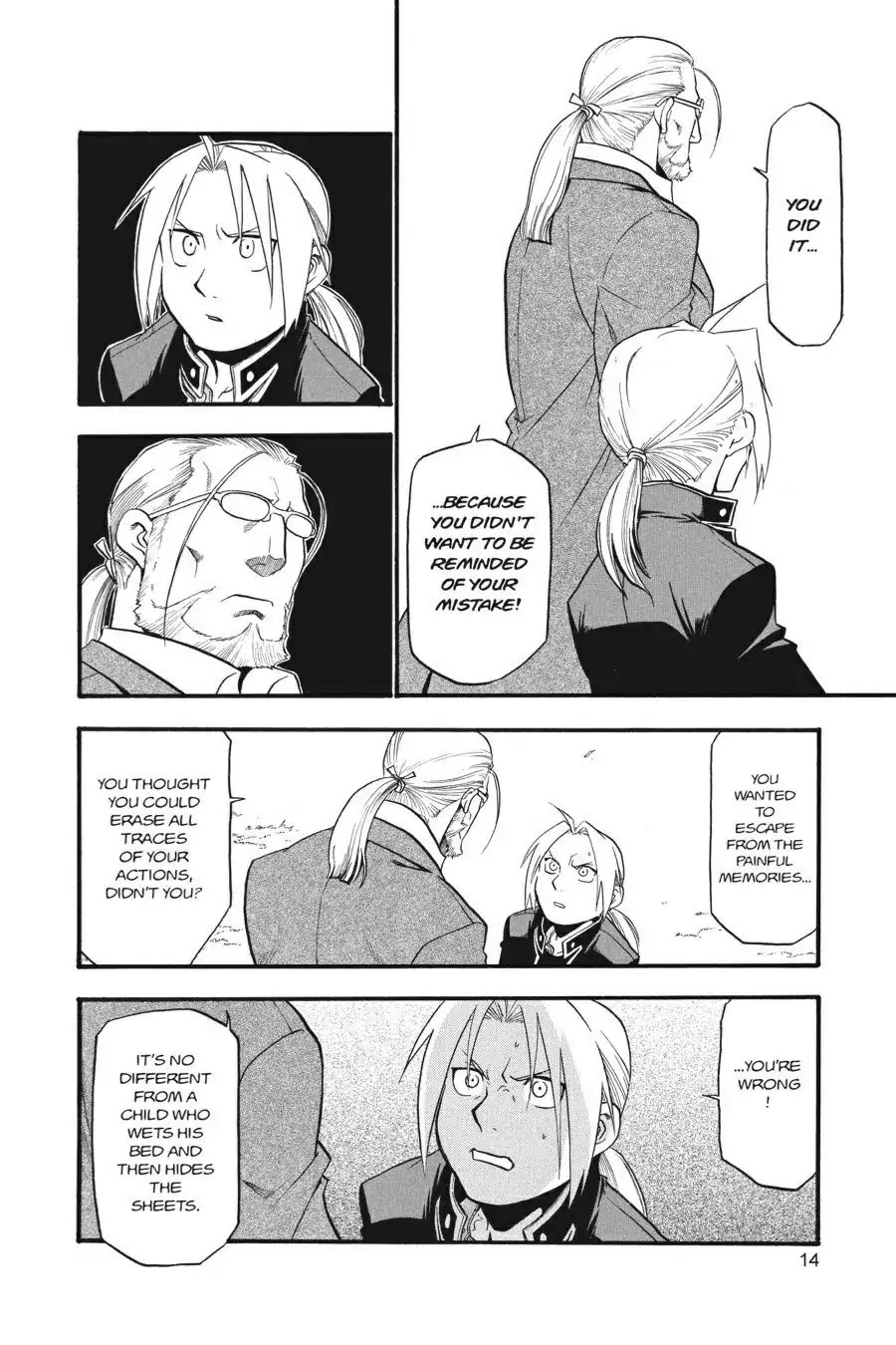 FullMetal Alchemist Chapter 42 page 13 - Chapter 42: The Father Standing Before a Grave