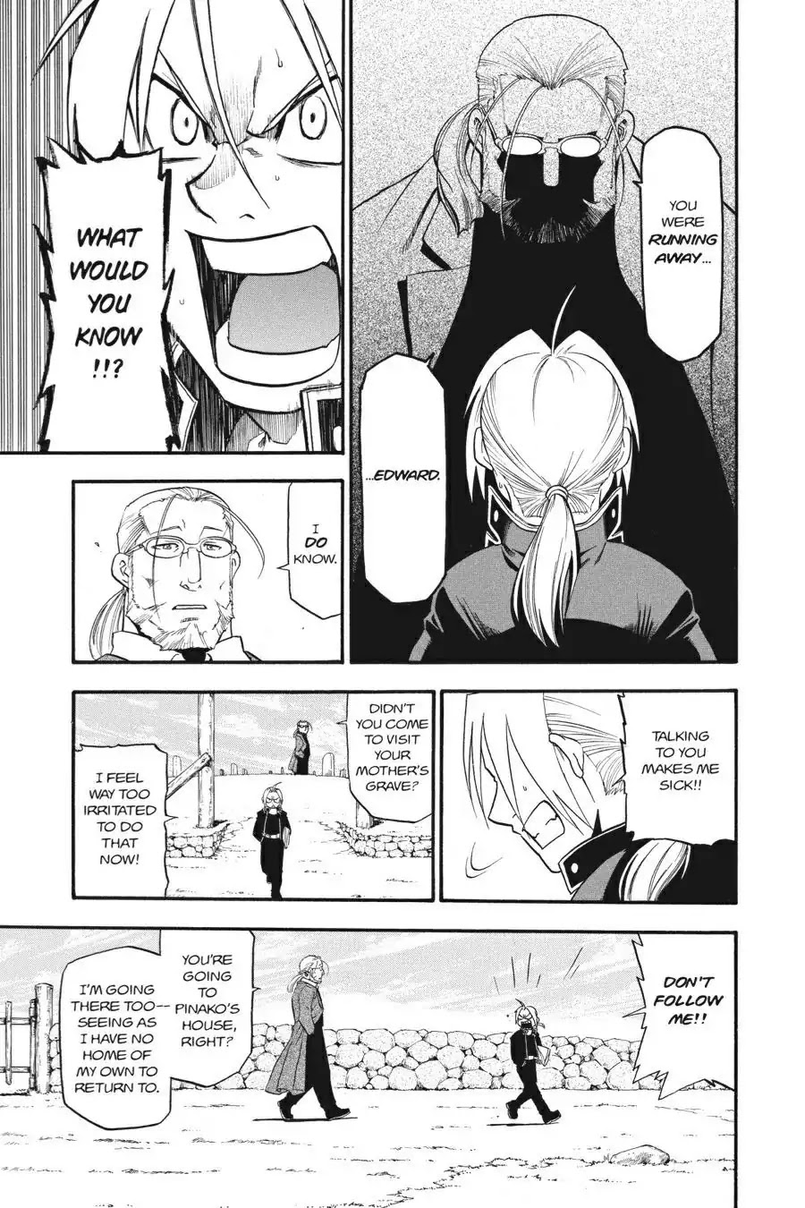 FullMetal Alchemist Chapter 42 page 14 - Chapter 42: The Father Standing Before a Grave