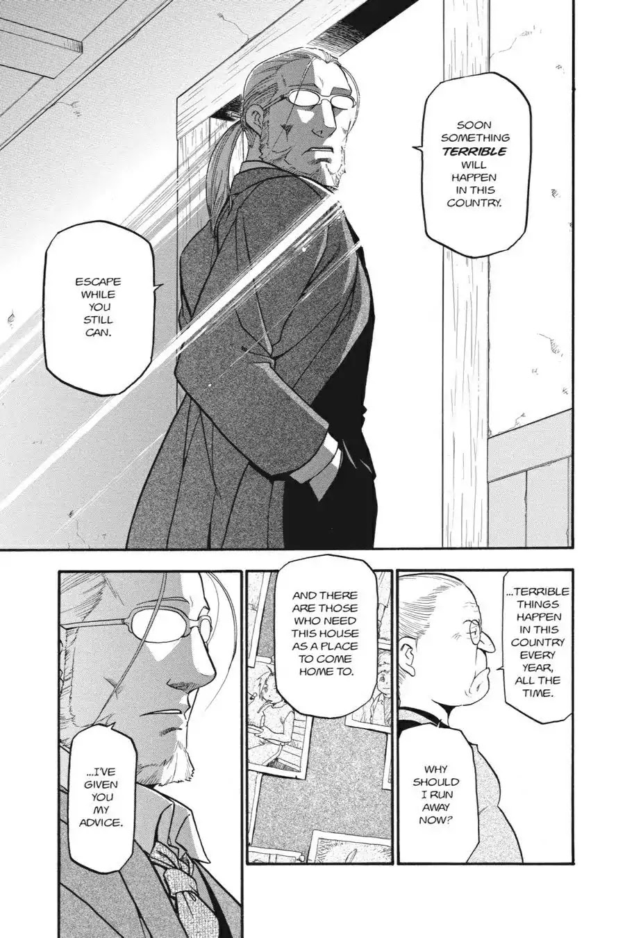 FullMetal Alchemist Chapter 42 page 22 - Chapter 42: The Father Standing Before a Grave