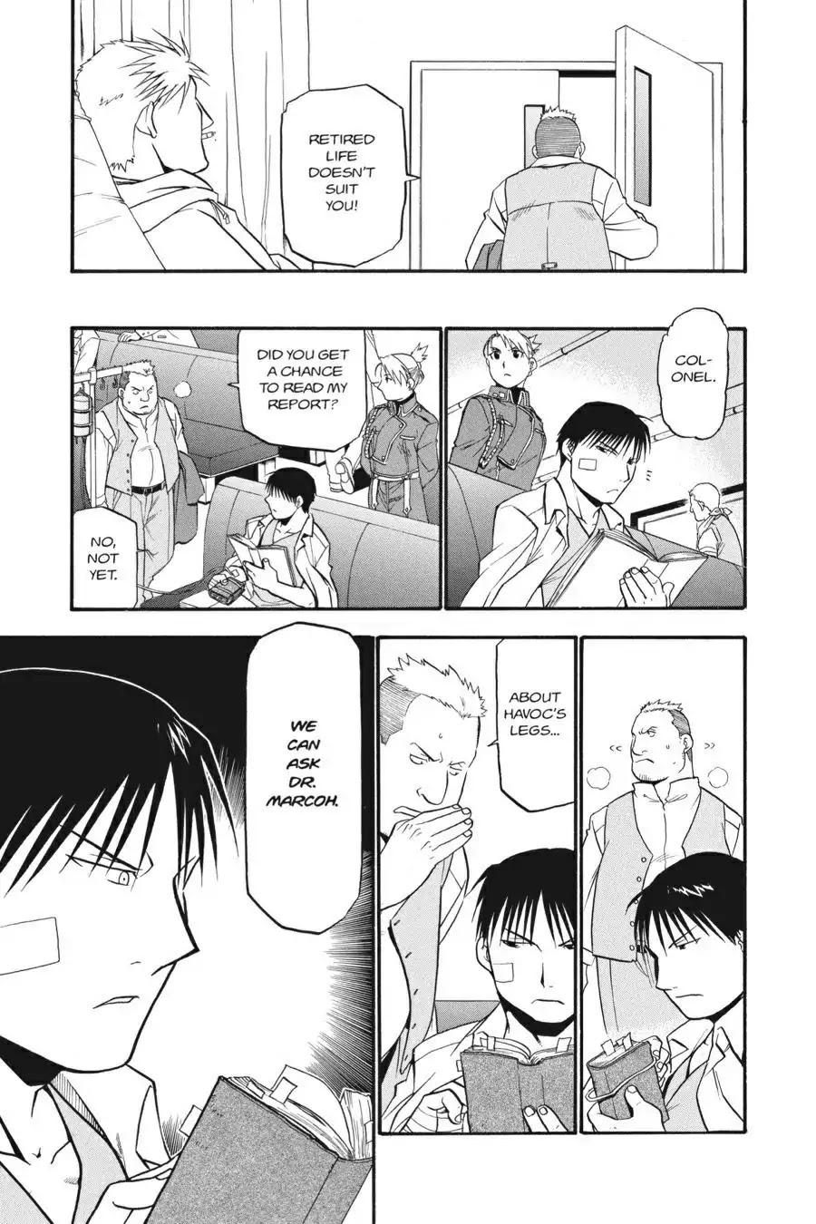 FullMetal Alchemist Chapter 42 page 38 - Chapter 42: The Father Standing Before a Grave