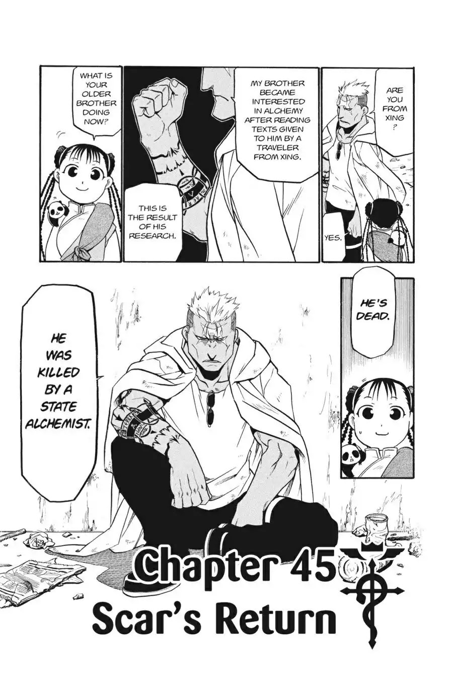 FullMetal Alchemist Chapter 45 page 3 - Chapter 45: Scar's Return