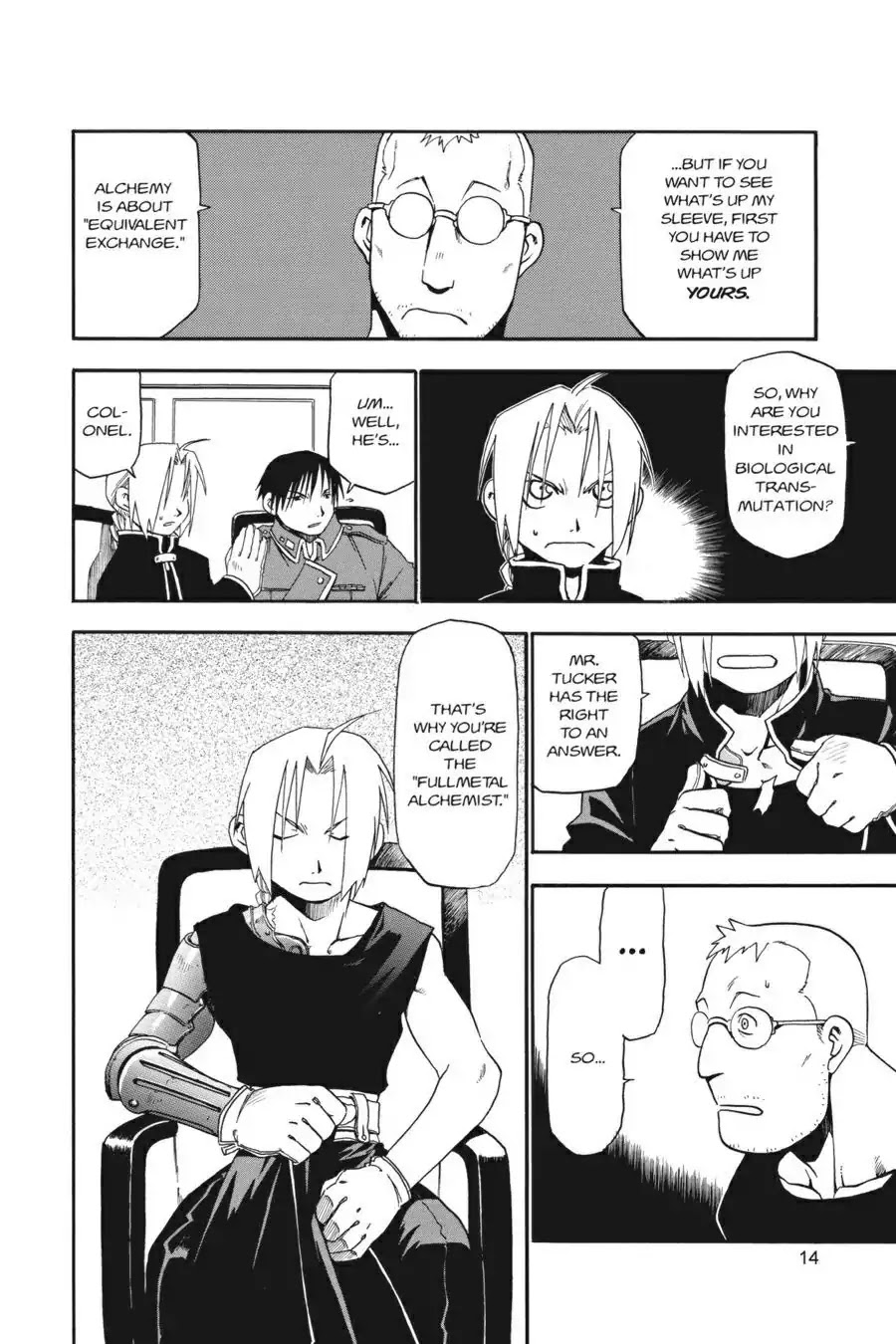 FullMetal Alchemist Chapter 5 page 14 - Chapter 5: The Alchemist's Suffering