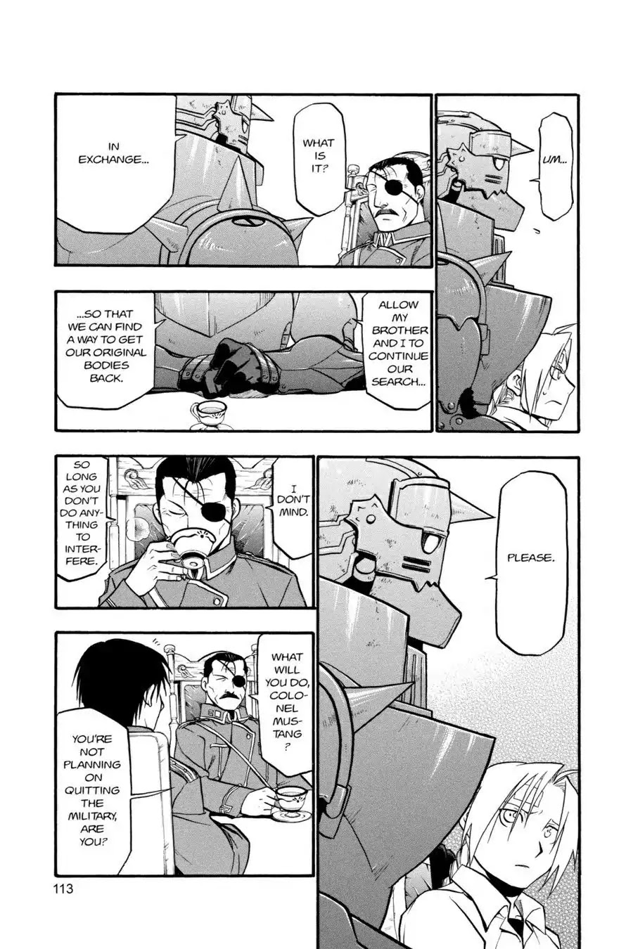 FullMetal Alchemist Chapter 56 page 17 - Chapter 56: The Lion Of The Round Table