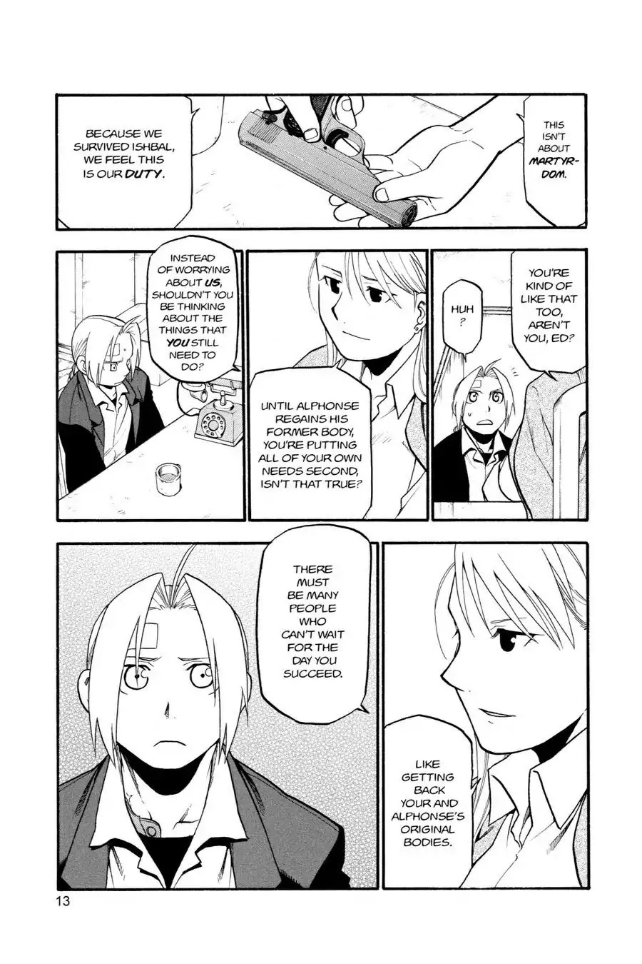 FullMetal Alchemist Chapter 62 page 13 - Chapter 62: Beyond The Dream
