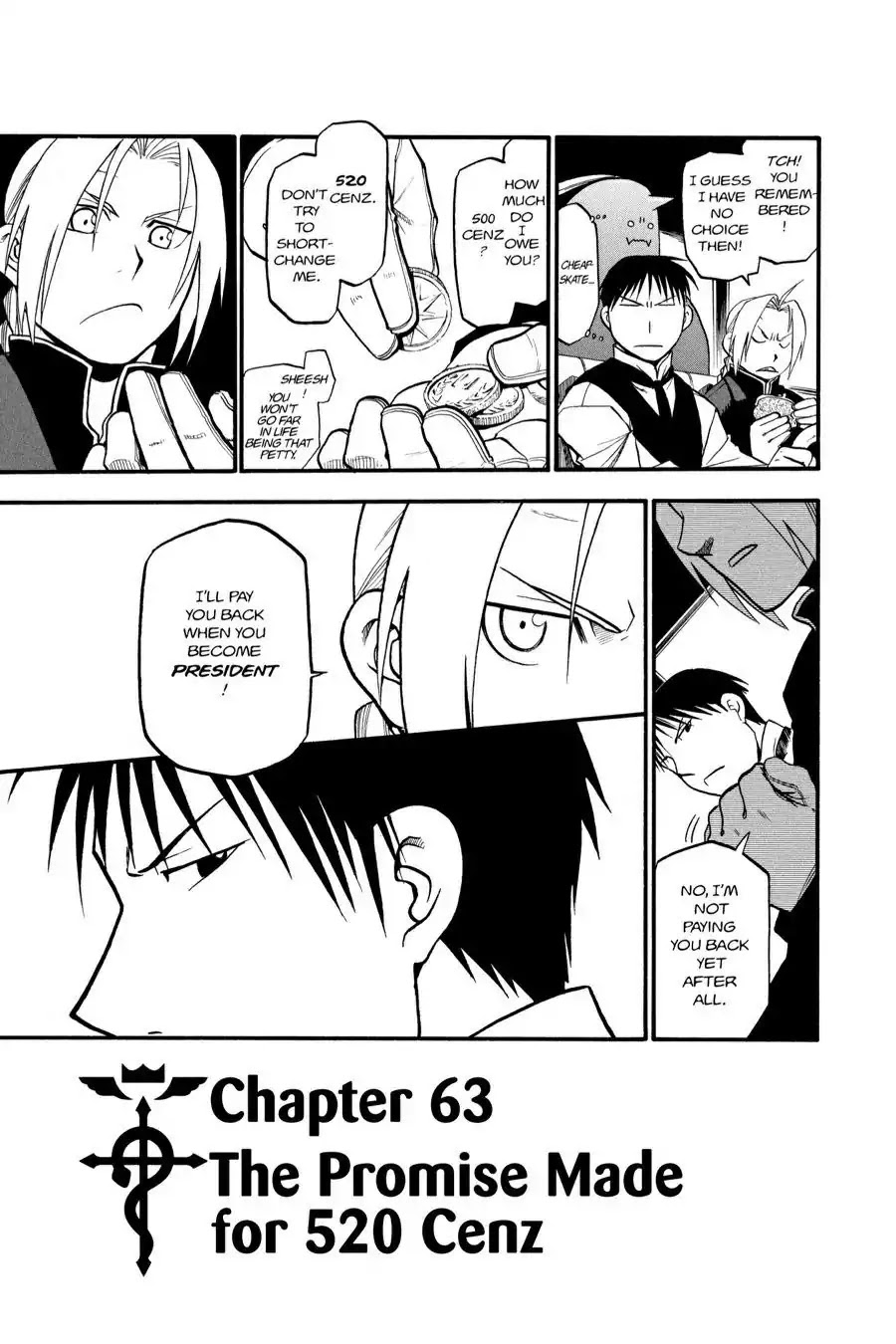 FullMetal Alchemist Chapter 63 page 3 - Chapter 63: The Promise Made For 520 Cenz