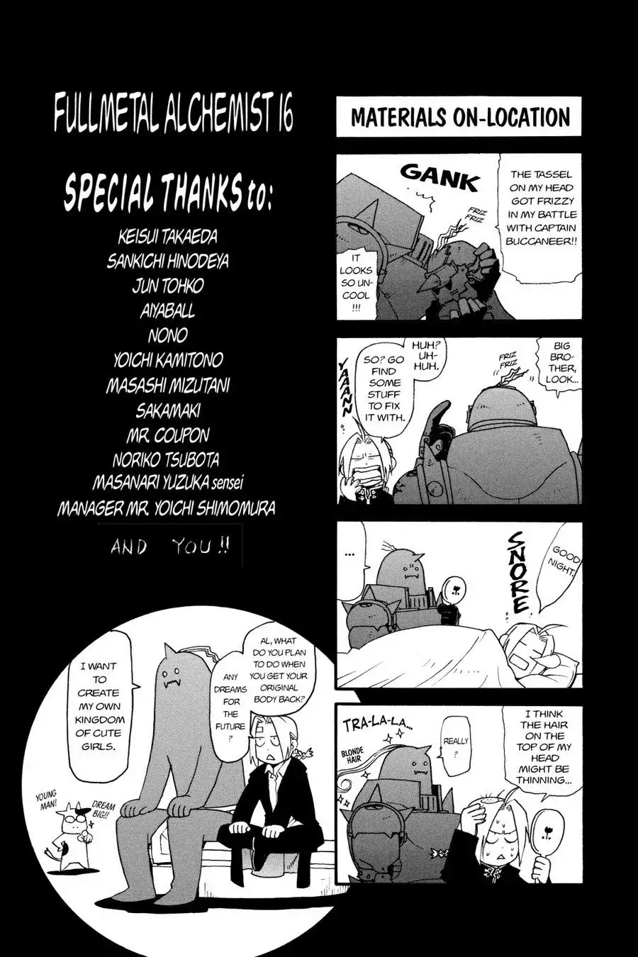 FullMetal Alchemist Chapter 65.5 page 3 - Vol.16 Extra