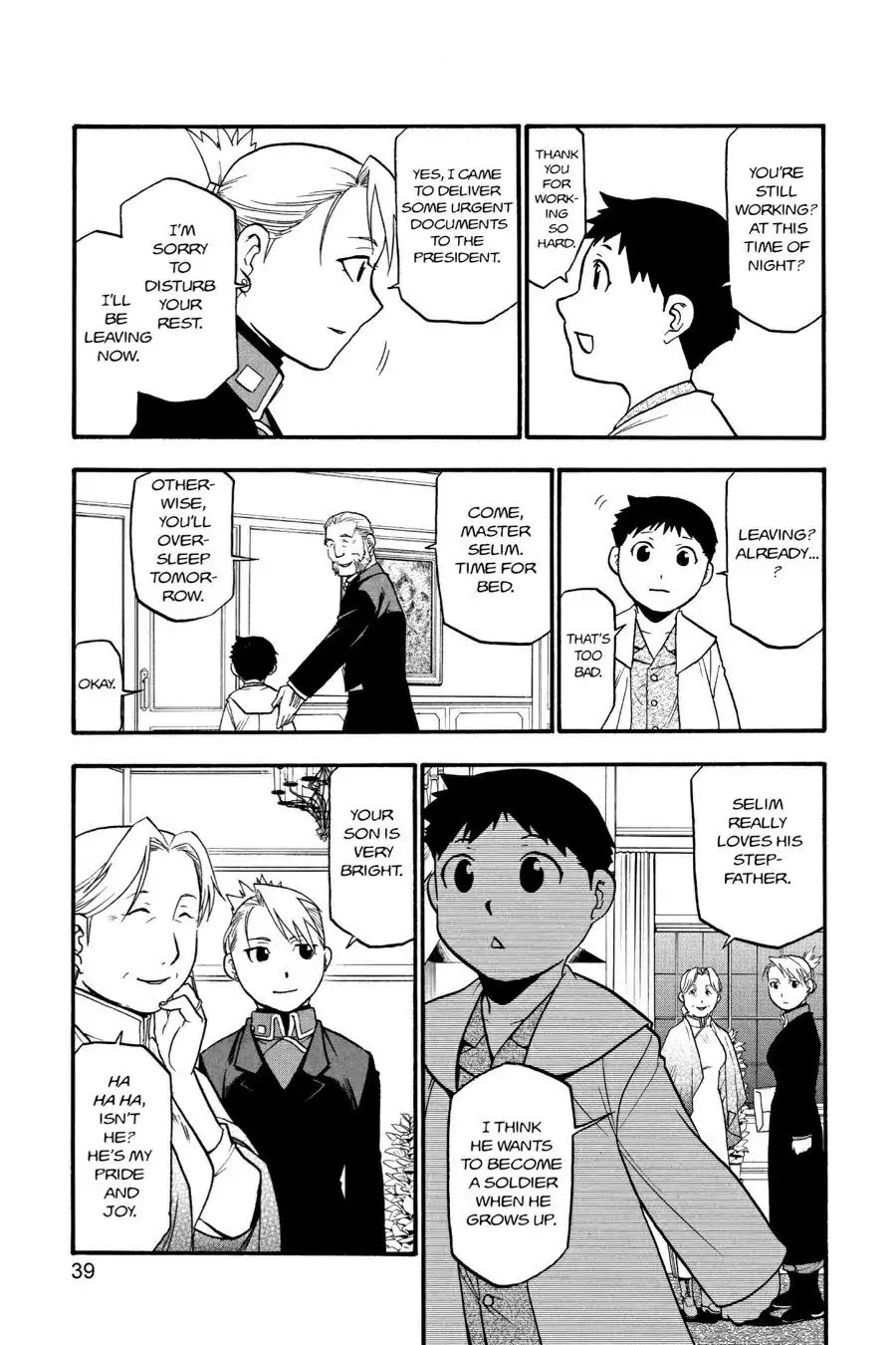 FullMetal Alchemist Chapter 70 page 39 - Chapter 70: The First Homunculus