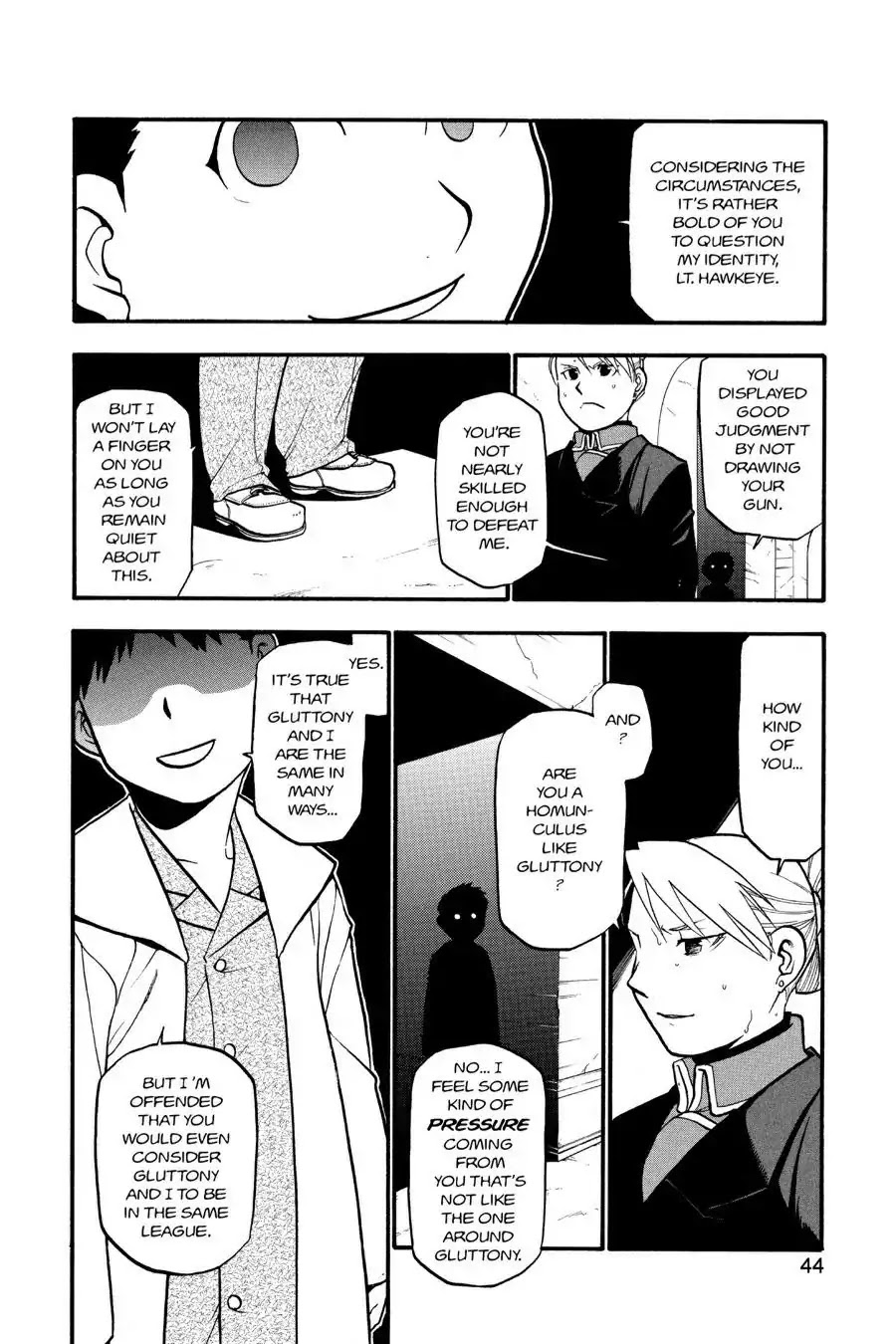 FullMetal Alchemist Chapter 70 page 44 - Chapter 70: The First Homunculus