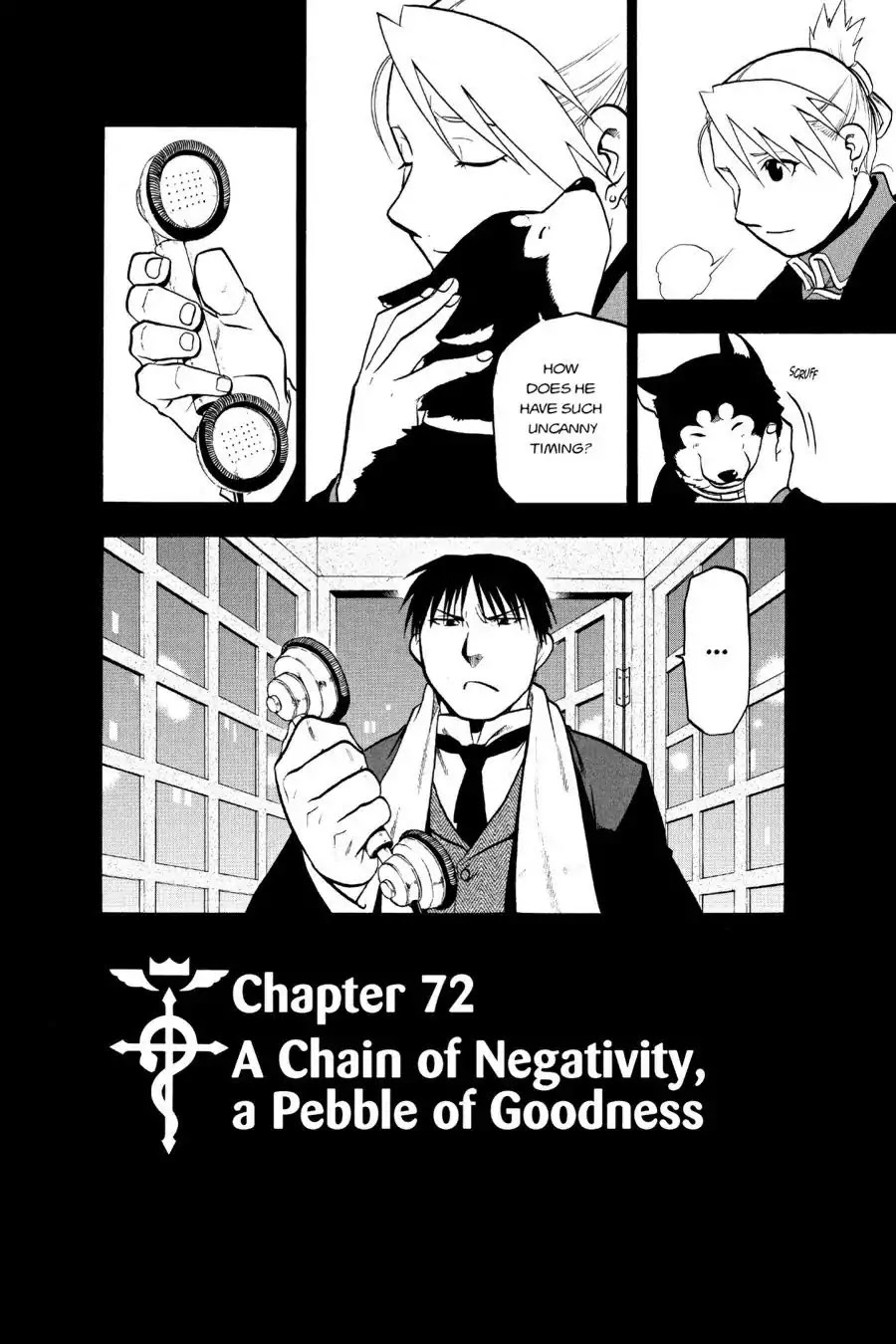 FullMetal Alchemist Chapter 72 page 6 - Chapter 72: A Chain Of Negativity, A Pebble Of Goodness
