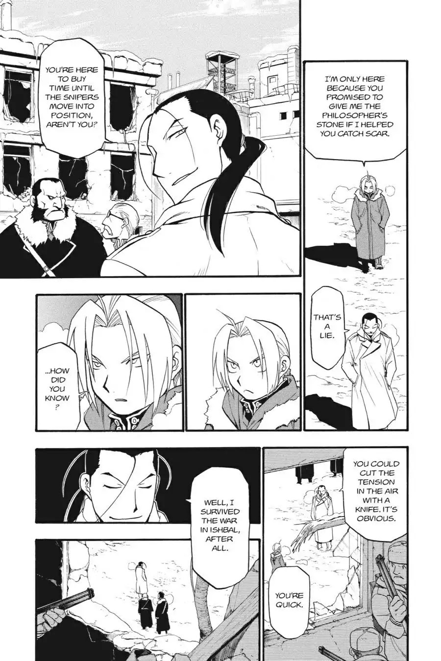 FullMetal Alchemist Chapter 76 page 15 - Chapter 76: Shape of A Person, Shape of a Stone