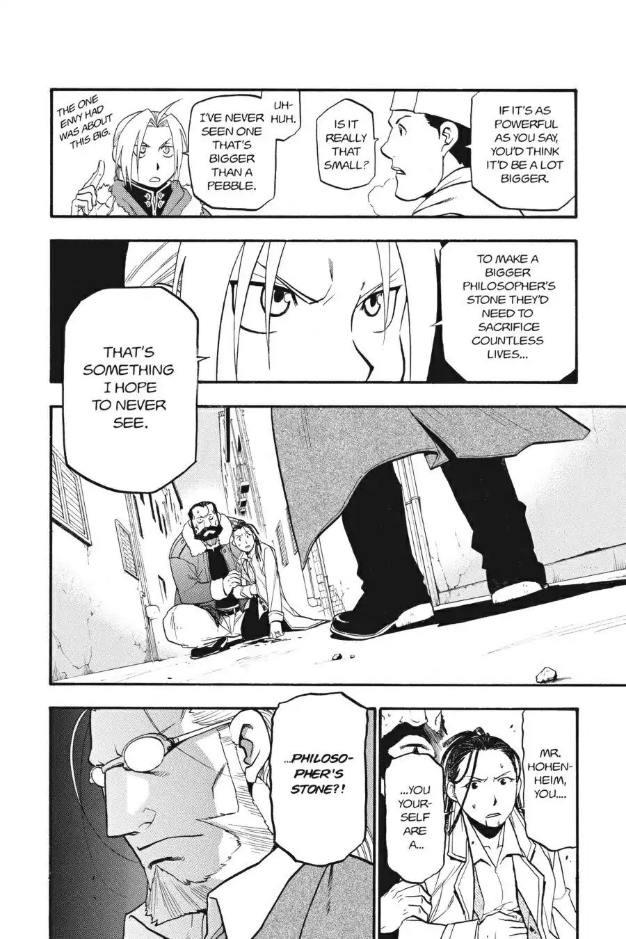 FullMetal Alchemist Chapter 76 page 2 - Chapter 76: Shape of A Person, Shape of a Stone