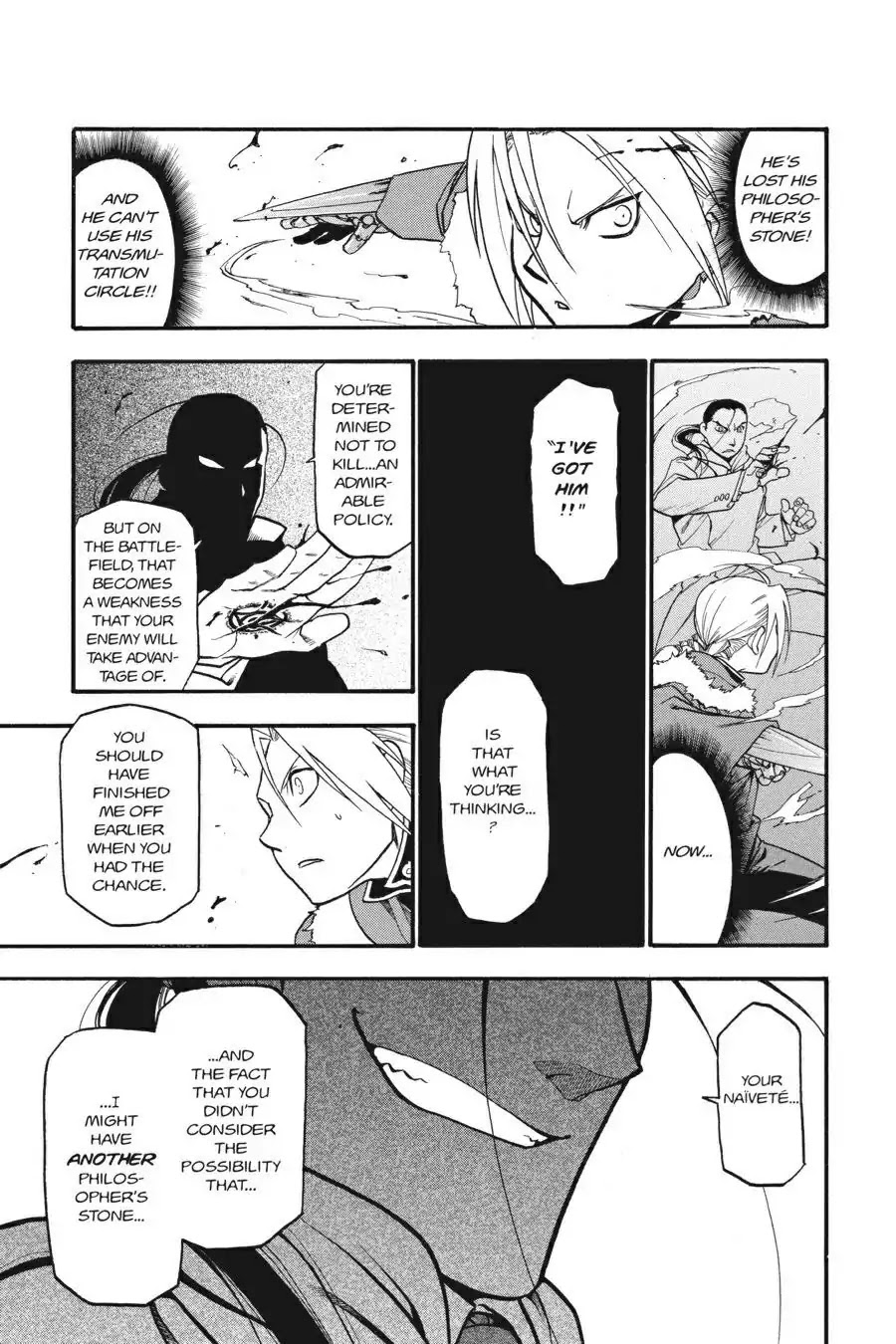 FullMetal Alchemist Chapter 76 page 27 - Chapter 76: Shape of A Person, Shape of a Stone