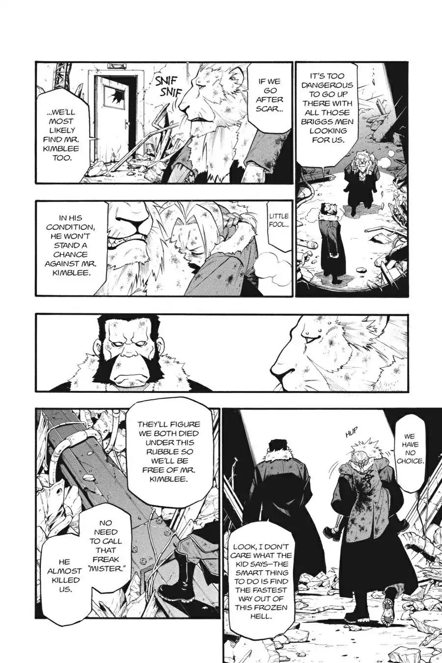 Fullmetal Alchemist manga, chapter 77, page 14 of 31