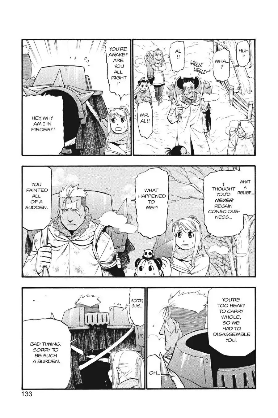 Fullmetal Alchemist manga, chapter 77, page 17 of 31