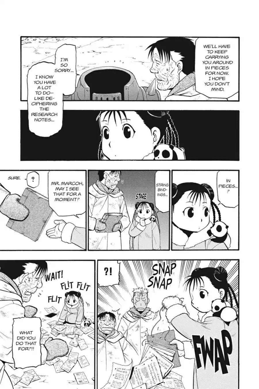 Fullmetal Alchemist manga, chapter 77, page 19 of 31