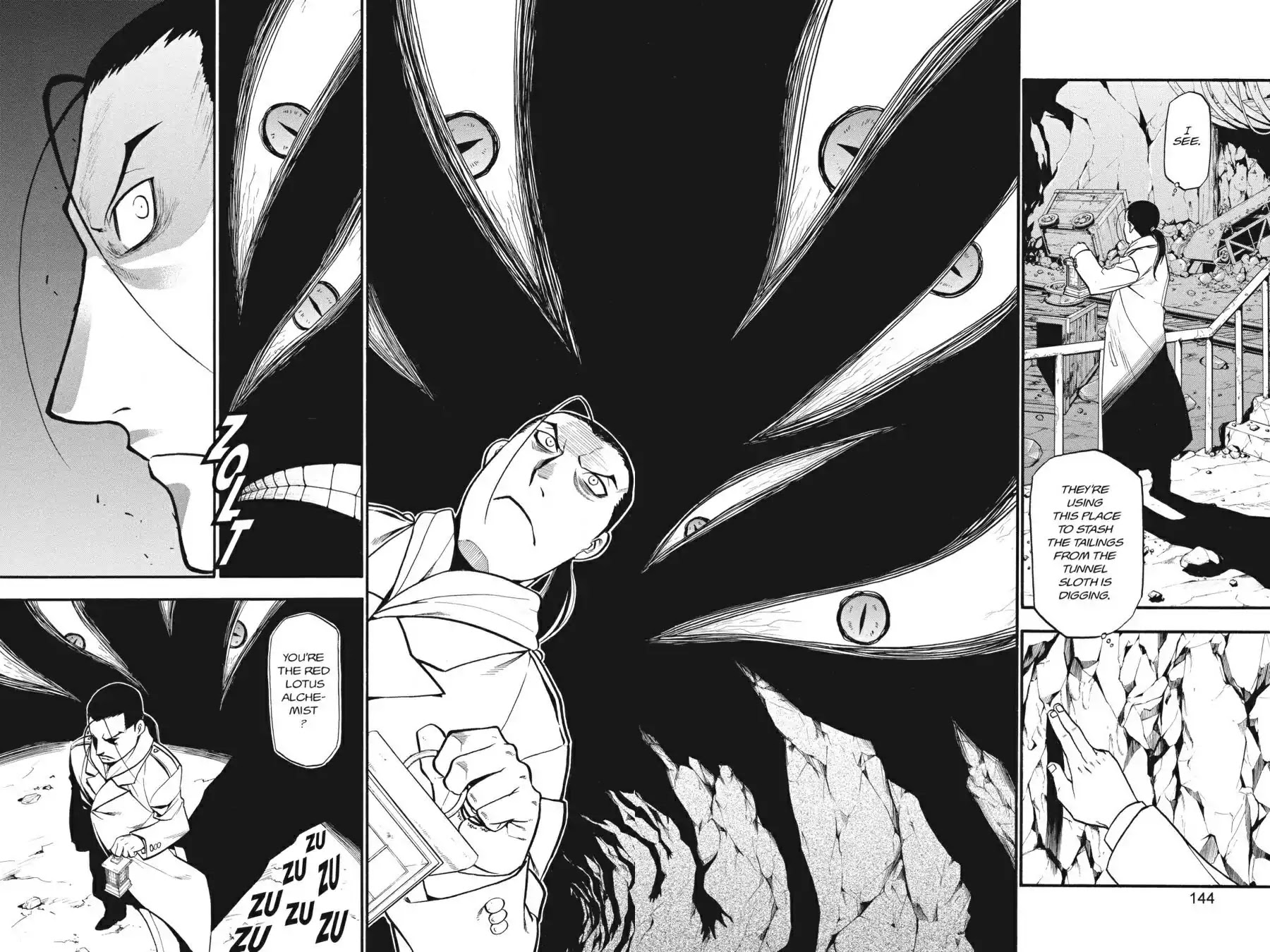 Fullmetal Alchemist manga, chapter 77, page 28 of 31