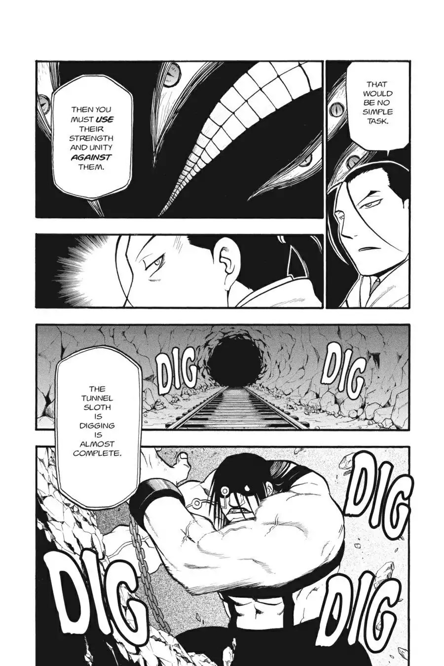 Fullmetal Alchemist manga, chapter 77, page 30 of 31