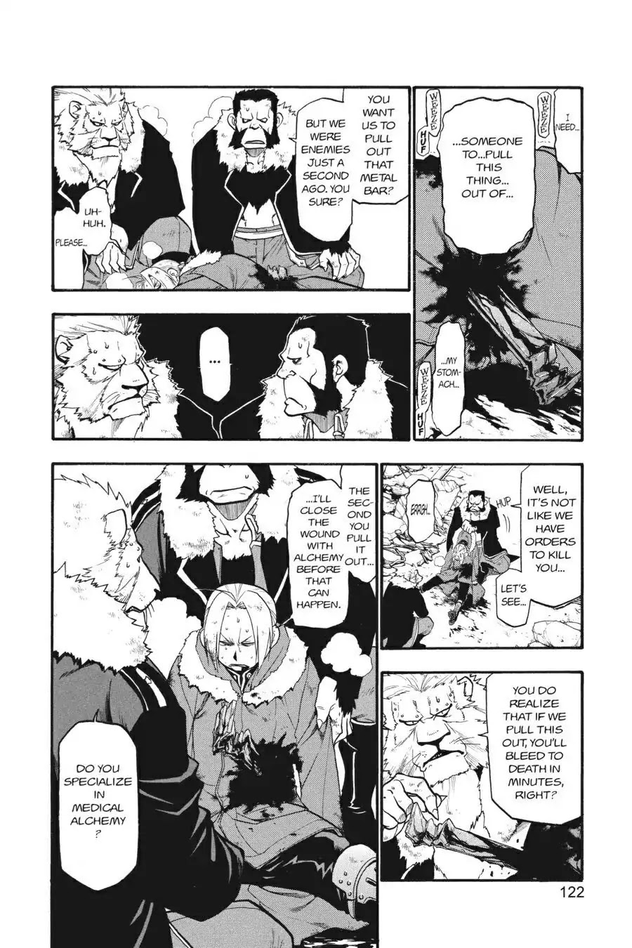 Fullmetal Alchemist manga, chapter 77, page 6 of 31