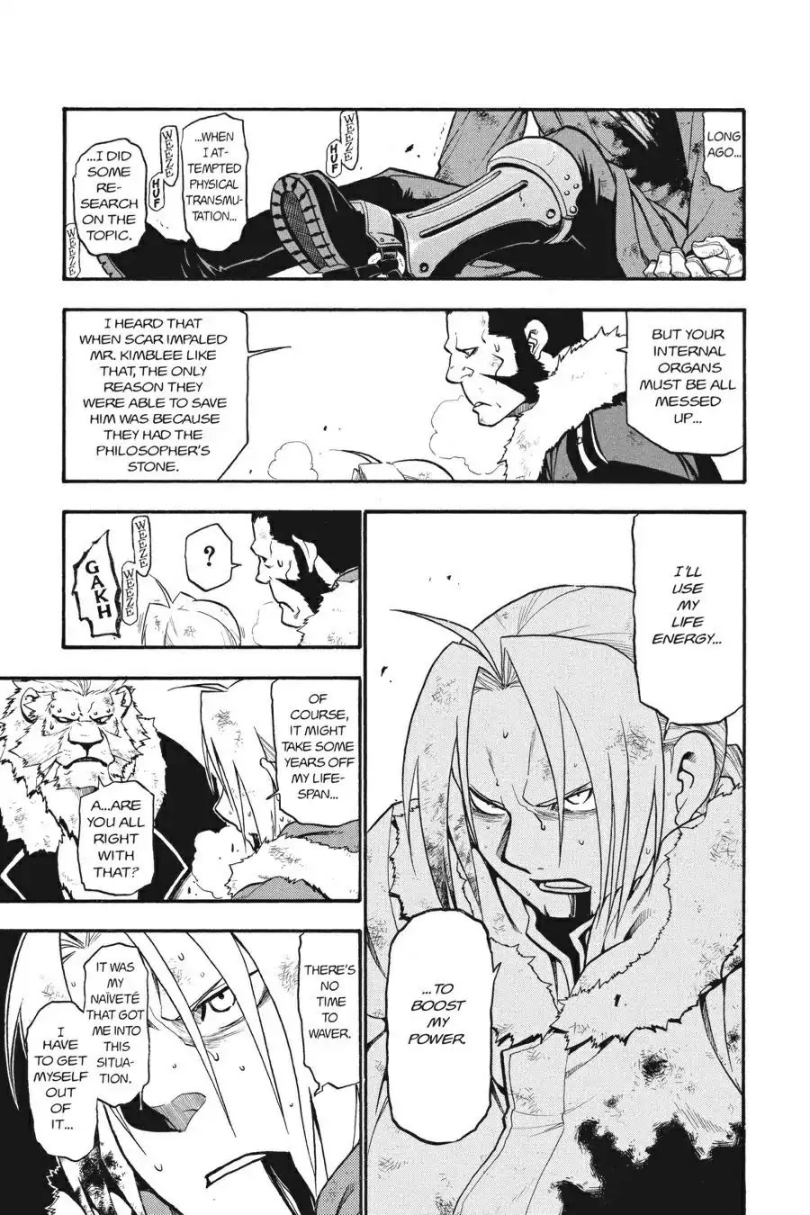 Fullmetal Alchemist manga, chapter 77, page 7 of 31