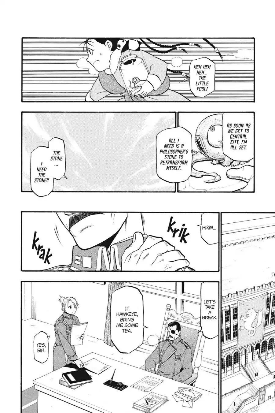 FullMetal Alchemist Chapter 80 page 22 - Chapter 80: The Prodigal Father Returns