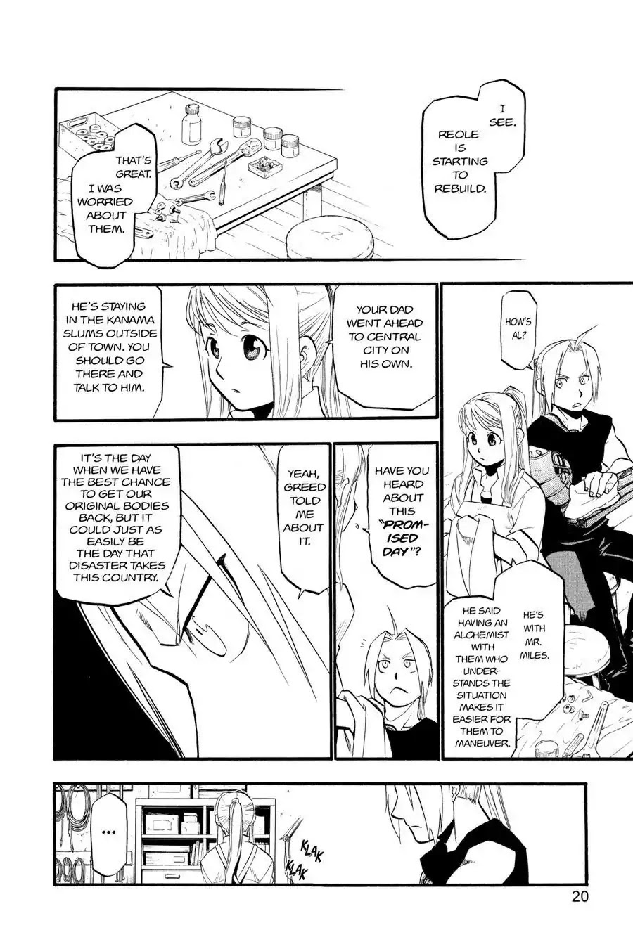 FullMetal Alchemist Chapter 84 page 20 - Chapter 84: Shadow Of The Pursuer