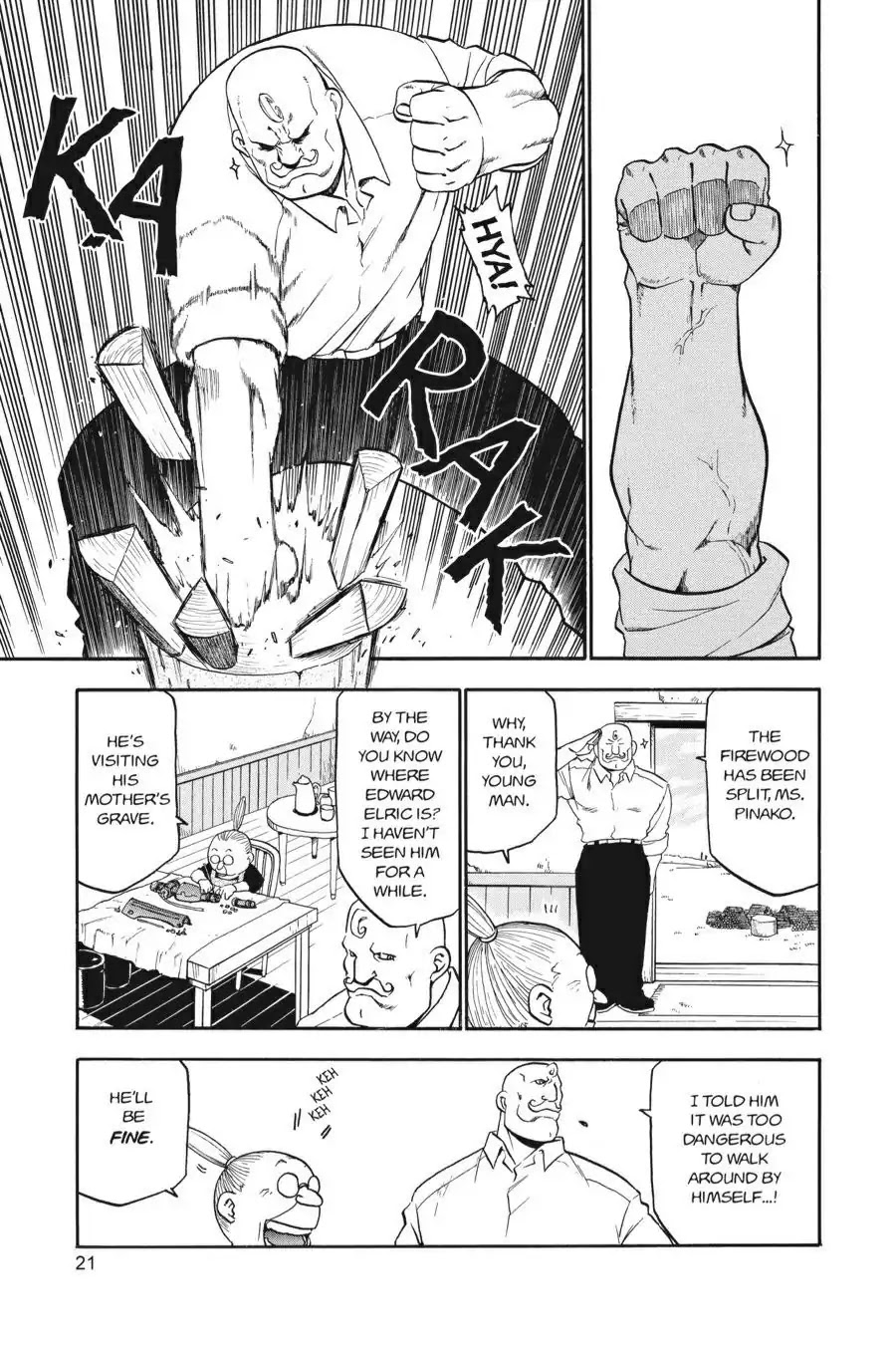 FullMetal Alchemist Chapter 9 page 20 - Chapter 9: A Home With A Family Waiting