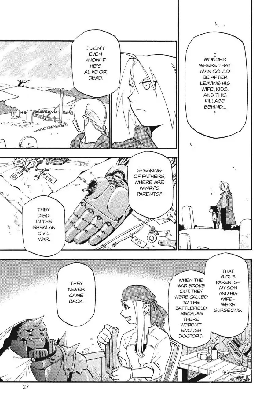 FullMetal Alchemist Chapter 9 page 26 - Chapter 9: A Home With A Family Waiting