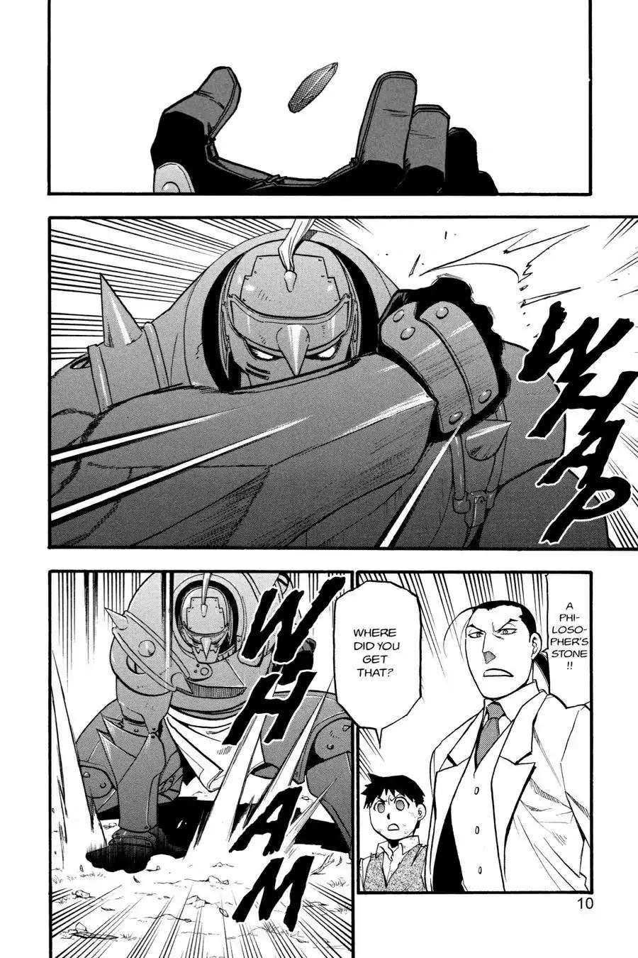 Fullmetal Alchemist manga, chapter 92, page 10 of 50